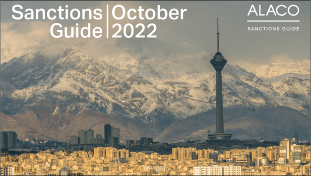 Sanctions Guide – October 2022