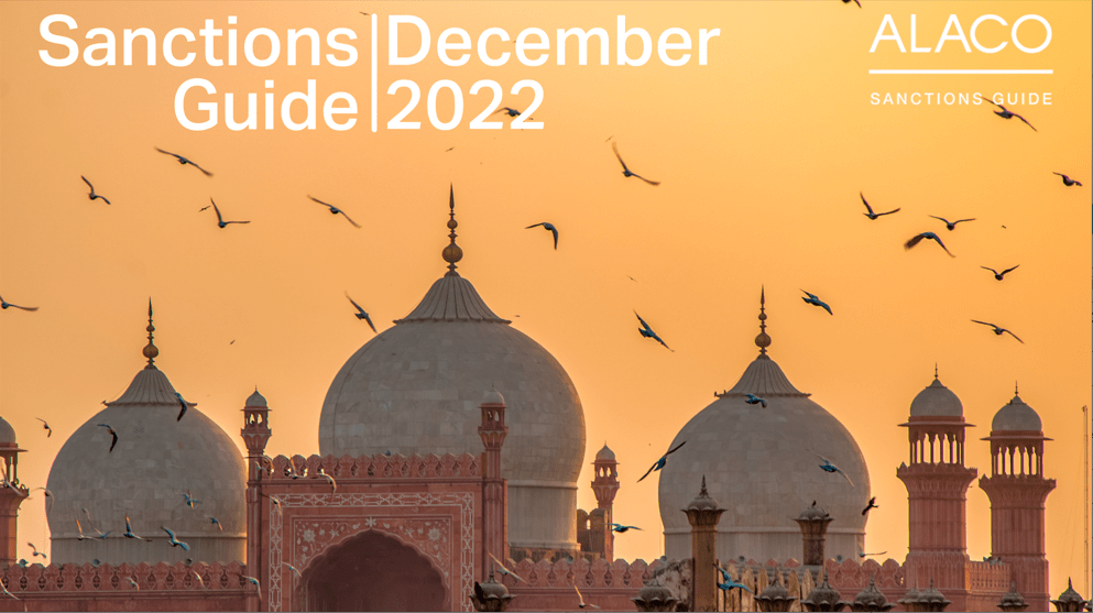 Sanctions Guide – December 2022